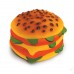 Brinquedo vinil hamburguer - American Pet's - com 6 unidades - 8,5x4,5cm 