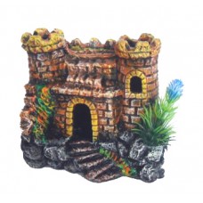 77083 - Enfeite castelo decorado - Trema - 13x8x12cm 