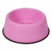 Comedouro plastico pesado rosa M 1,5L - Mr Pet
