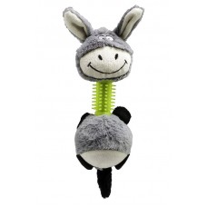 81105 - BRINQ PELUCIA BURRINHO C/MORDEDOR P*0