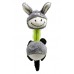 BRINQ PELUCIA BURRINHO C/MORDEDOR P*0