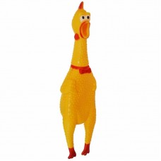 82007 - Brinquedo vinil galinha sonora M - Savana - 29x6,3cm 