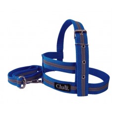 83416 - Conjunto peitoral e guia refletivo - Azul - Pequeno - Club Pet Viva - 600x170x10mm