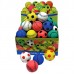 Brinquedo borracha bolinha esportes - Chalesco - 24 unidades - 6cm 