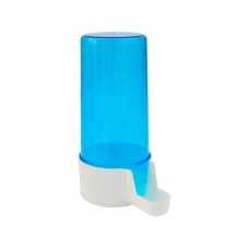 79181 - Bebedouro plastico italiano malha fina azul M 200ml - Jel Plast - com 8 unidades - 4,7x11,9cm