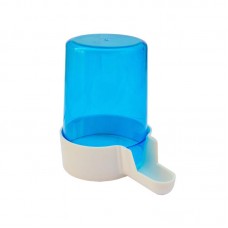 79183 - Bebedouro plastico italiano malha fina azul G 300ml - Jel Plast - com 6 unidades - 6,6x10,5cm