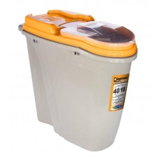 84833 - Dispenser plastico home full laranja 40L - Plast Pet - 60,5x28,4x52cm 