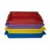 Bandeja Higiênica Plástica Color Media - Four Plastic - com 10 unidades - 30x44x5,7cm