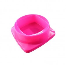 87142 - Comedouro Plástico Premium 200ml Pink - Club Pet Maxx - 12x12x4cm 