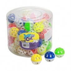71058 - Brinquedo plastico bola com guizo - American Pet's - com 60 unidades - 4cm 