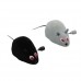 Brinquedo Pelúcia e Plástico Rato com Corda P - Chalesco - 7cm 