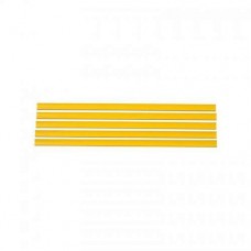 88275 - Porta etiqueta com acrilico amarelo - SA Gondolas - com 5 unidades - 90,5x2cm