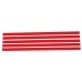 Porta etiqueta com acrilico vermelho - SA Gondolas - com 5 unidades - 90,5x2cm