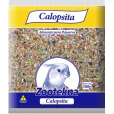 88982 - Racao mistura calopsita 500g - Zootekna - 15x5x17cm 