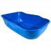Bandeja higienica plastica single duracat azul - Durapets - 33x11x41cm