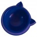 Comedouro plastico para gatos luxo azul - Durapets - 100ml