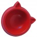 Comedouro plastico para gatos luxo vermelho - Durapets - 100ml