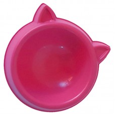 88112 - Comedouro plastico para gatos luxo rosa - Durapets - 100ml