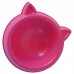 Comedouro plastico para gatos luxo rosa - Durapets - 100ml