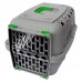 Caixa transporte falcon neon N2 com porta acrillica - verde - Durapets -A:31x L:36xC:48cm