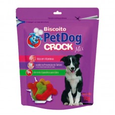 77676 - Biscoito para cães crock mix 500g - Pet Dog