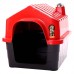 Casa plastica durahouse N1 vermelha - Durapets - MEDIDAS: L39XA33XP48CM