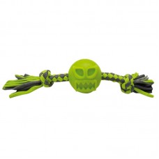 88254 - Brinquedo macico com corda cara et verde P - Savana - 25x5x5cm