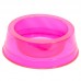 Comedouro plastico com glitter rosa 1000ml - Pet Toys - 17x5cm 
