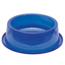 85140 - Comedouro Plástico Antiformigas com Glitter Azul 1900ml - Pet Toys - 22x8cm 