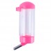 Bebedouro plastico simples automatico rosa 400ml - Savana - 19x8x6,5cm