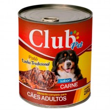 79044 - Pate Carne Adulto 280g - Club Pet Bom - caixa com 12 unidades