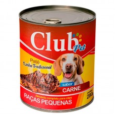 79046 - Pate Carne Raças Pequenas 280g - Club Pet Bom - caixa com 12 unidades 