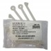 Kit mola plastica para bico dispenser - Plast Pet - com 10 unidades - 9,8x1,7x0,6cm 