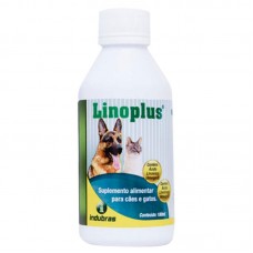 87035 - Suplemento vitaminico linoplus 180ml - Indubras - 5,5 x 5,5 x 13 cm 