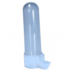 73150 - Bebedouro plastico similar reto malha larga cristal 75ml - Jel Plast - com 12 unidades - 2,7x12,2cm