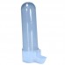 Bebedouro plastico similar reto malha larga cristal 75ml - Jel Plast - com 12 unidades - 2,7x12,2cm
