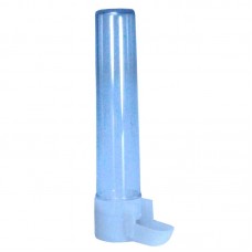 73152 - Bebedouro plastico similar reto M 30ml - Jel Plast - com 12 unidades - 1,8x12cm