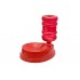 Bebedouro automatico plastico maximo 1litro vermelho - Four Plastic - MEDIDAS:25X20X13