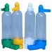 Bebedouro plastico tradicional cacula 50ml - Plast Pet - com 60 unidades - 5,8x3,2x12,5cm