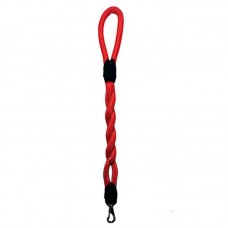 89979 - Guia corda trançada vermelho - Pet Repasse - 40cmx16mm