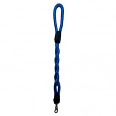 89980 - Guia corda trançada azul - Pet Repasse - 60cmx16mm