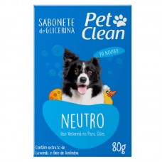 90504 - SABONETE NEUTRO PET CLEAN 80G P*1