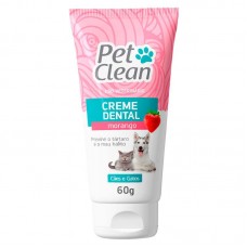 90512 - Creme dental morango Pet Clean 60g - Orba - MEDIDAS:12X4CM