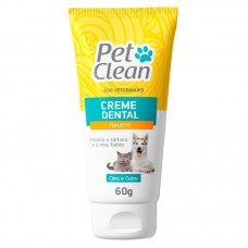 90516 - CREME DENTAL NEUTRO PET CLEAN 60G P*2