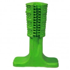 86278 - Brinquedo Plástico Escova Canina Verde P- Aroma Menta - Club Maxx - 11cm 
