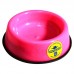 Comedouro plastico pesado gatos rosa 120ml - Mr Pet - 12,2x3,5cm 