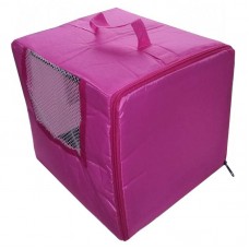 90974 - Bolsa de transporte Nylon Bag Birds rosa para passaros/roedores- Club Beneh - MEDIDAS:A26XL22XP3,5CM