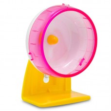 89930 - Roda de exercicio plastico para hamster rosa P - Savana - 12x14x7,5cm 