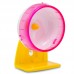 Roda exercicio plastico para hamster rosa P - Savana - 12x14x7,5cm 