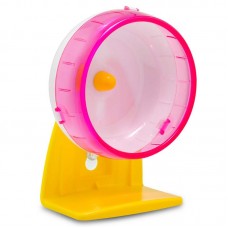 89931 - Roda de exercicio plastico para hamster rosa P - Savana - 14x12x7,5cm 